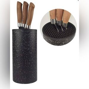 Toosbuc Universal Knife Block Knife Holder (Black Snow Color)